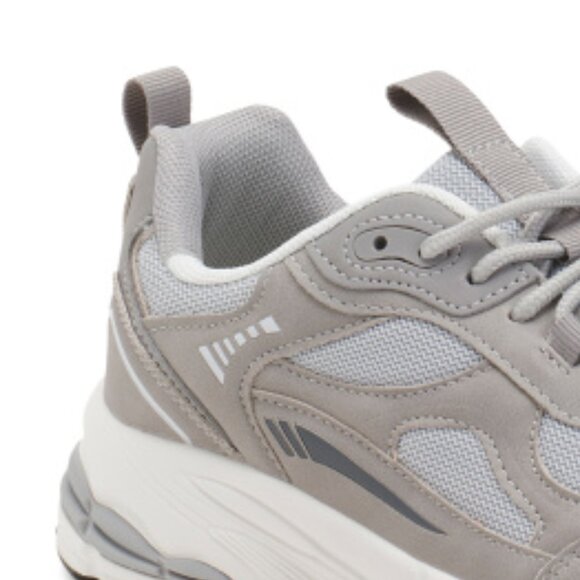 NEW NICOLE MILLER Hawk Retro Jogger Sneakers Grey Multi for women 252 - Picture 3 of 5